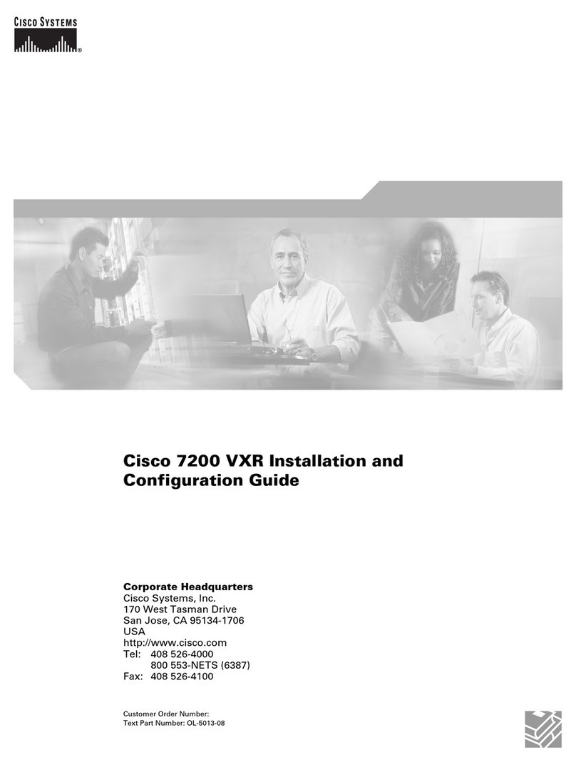 Cisco CISCO7204VXR Installation and configuration guide