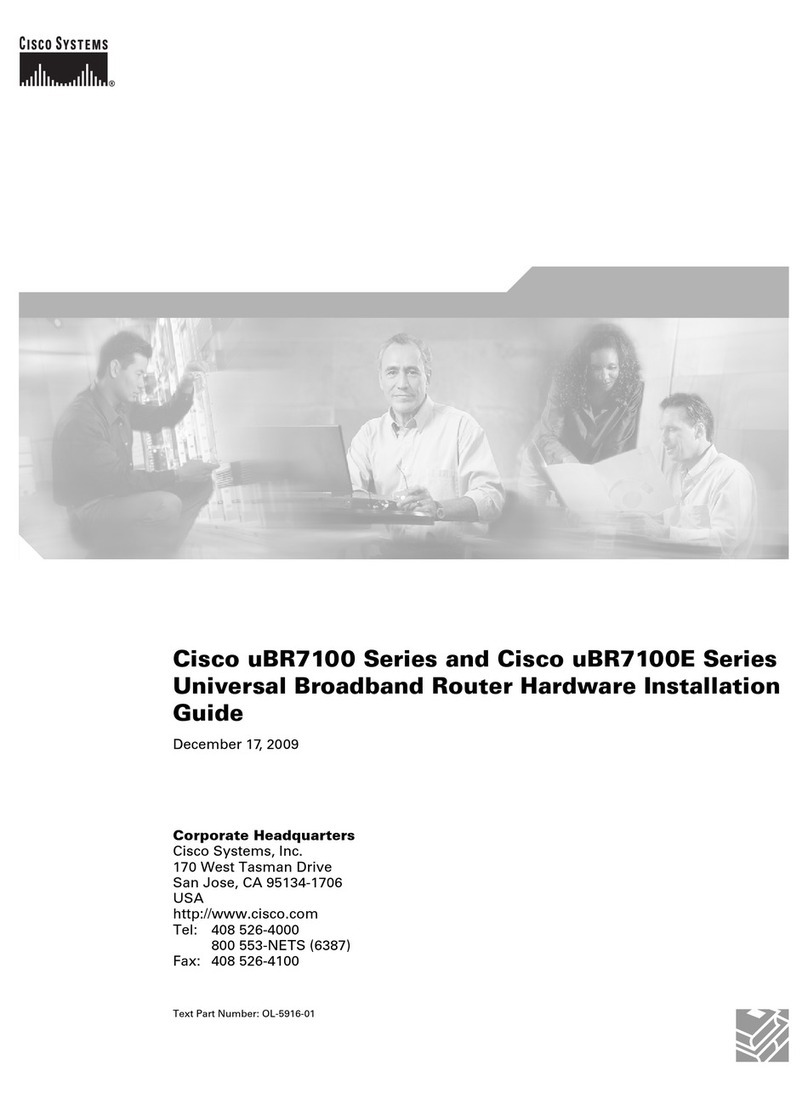 Cisco ubr7111e Manual