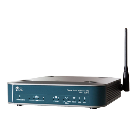 Cisco SR520-FE-K9 Instruction Manual Cisco SR520-FE-K9 Instruction Manual