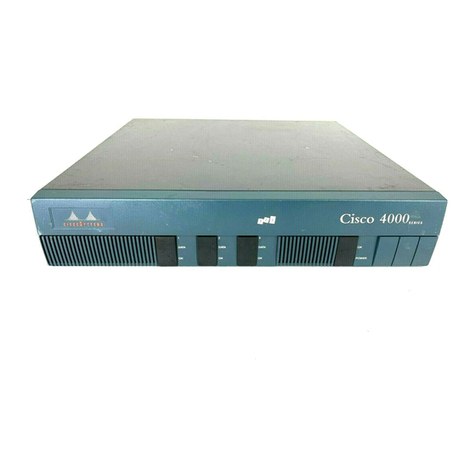 Cisco EF4116 Hardware installation and maintenance manual