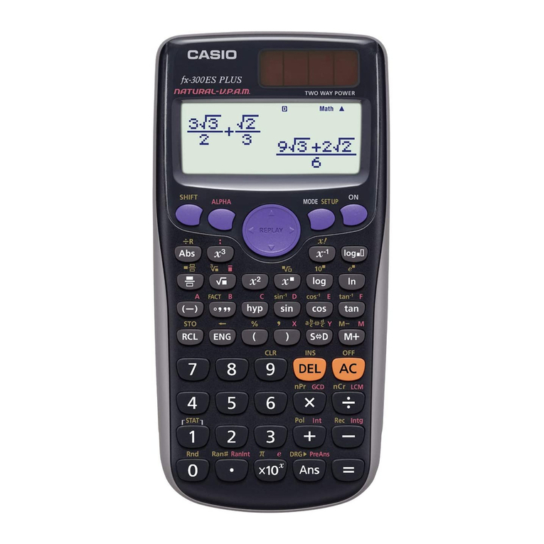 Casio FX-300ES PLUS User manual