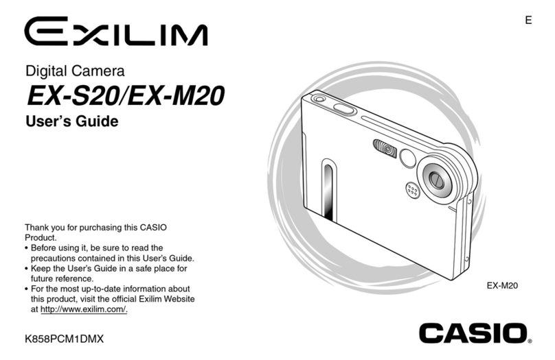 Casio EXS20 A EX-M20 User manual