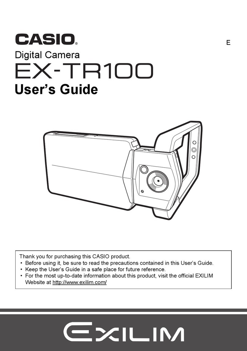 Casio Exilim EX-TR100 User manual