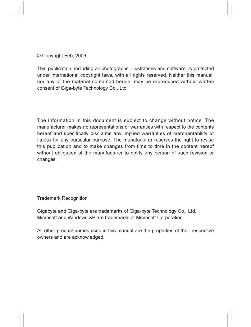 Gigabyte H663 User manual