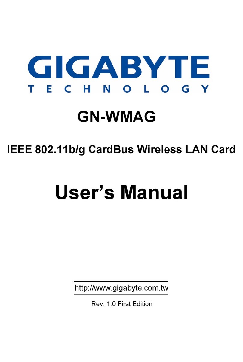 Gigabyte GN-WMAG User manual
