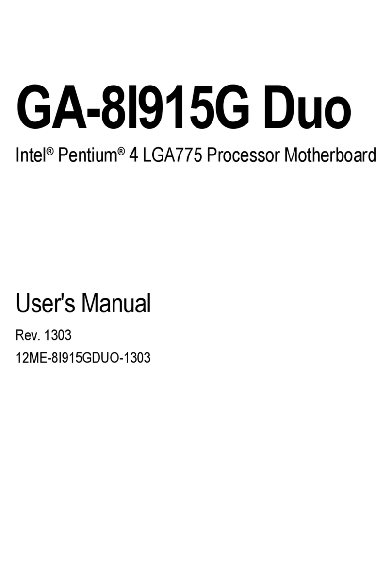 Gigabyte GA-8I915G Duo user manual