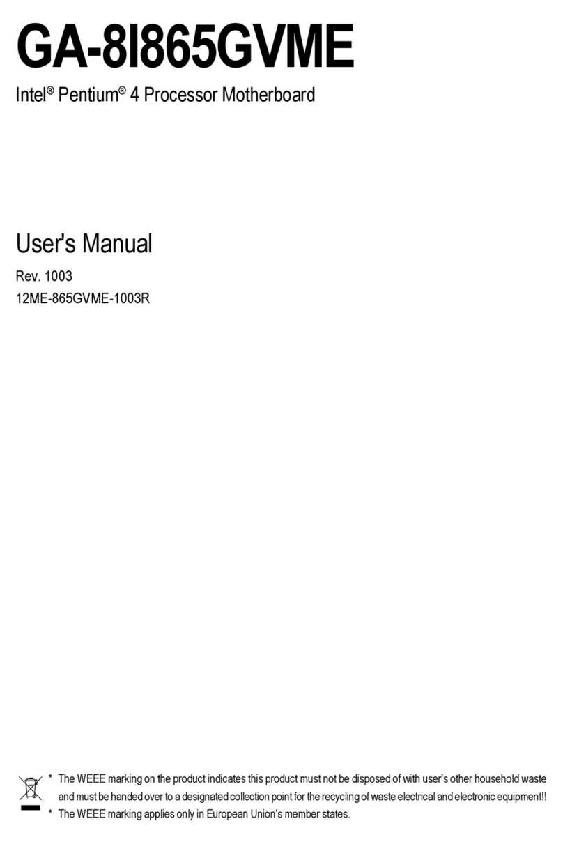 Gigabyte GA-8I865GVME user manual