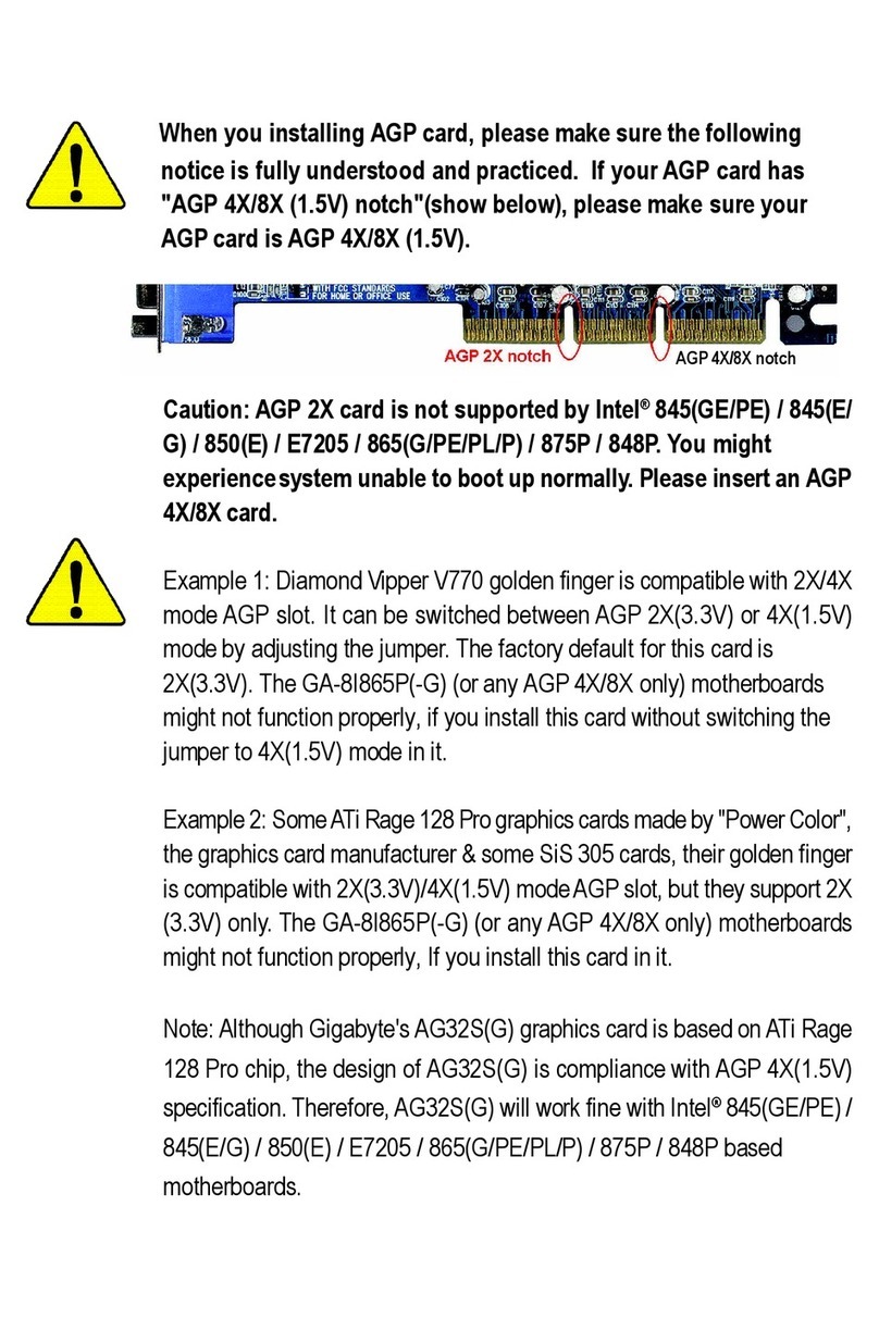 Gigabyte GA-8I865P user manual