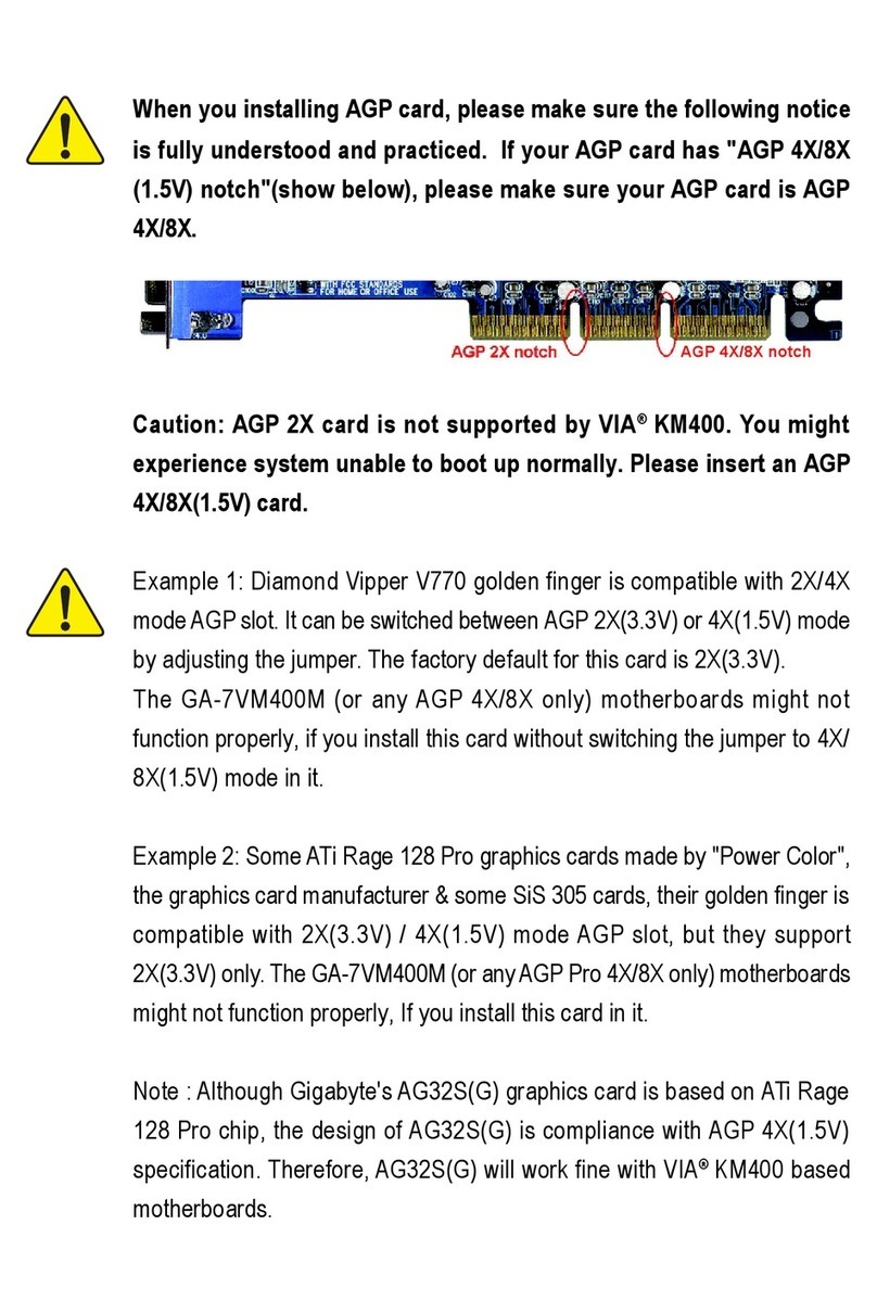 Gigabyte GA-7VM400M User manual