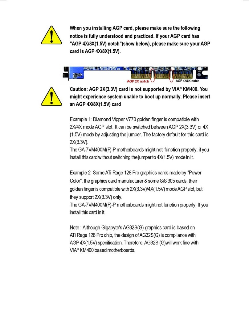 Gigabyte GA-7VM400M-P User manual