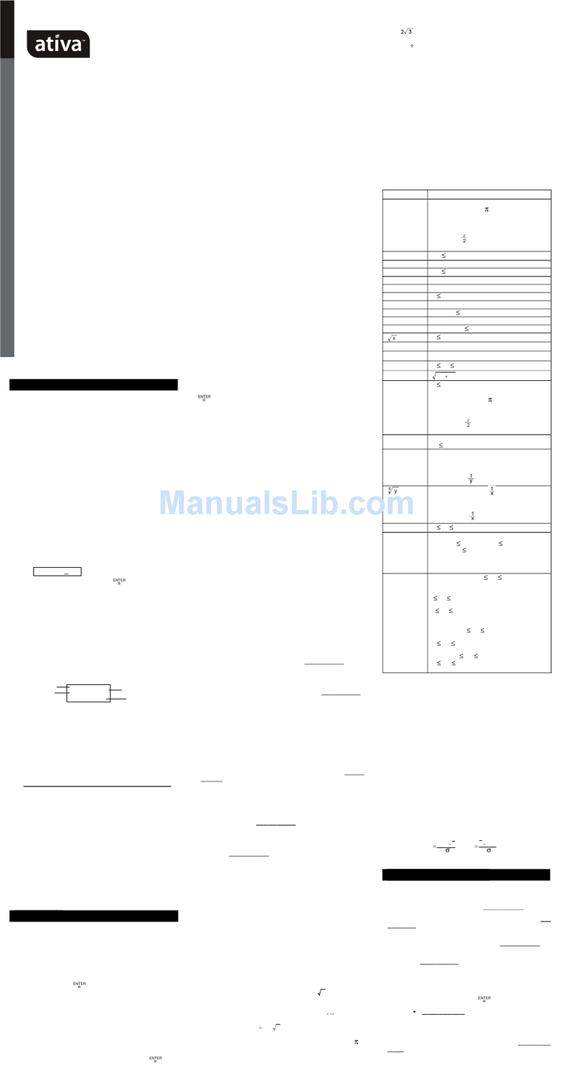 Ativa AT-36 User manual