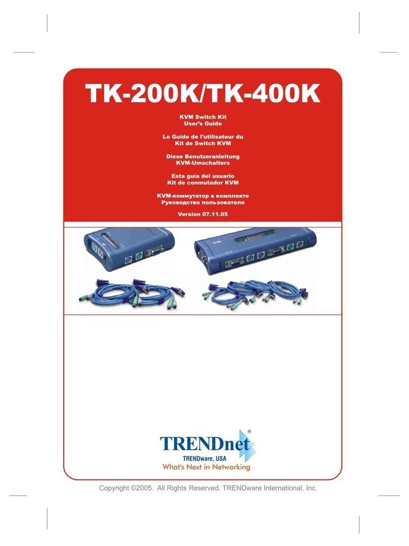 TRENDnet TK-200K User manual
