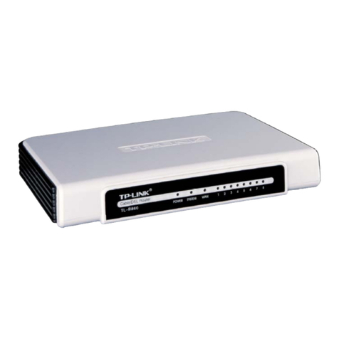 TP-Link TL-R860 User manual