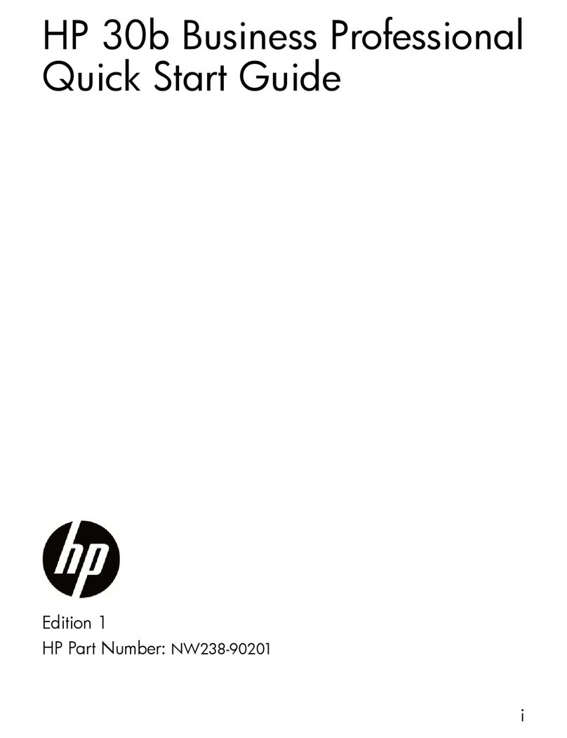 HP 30b Business Professional User manual