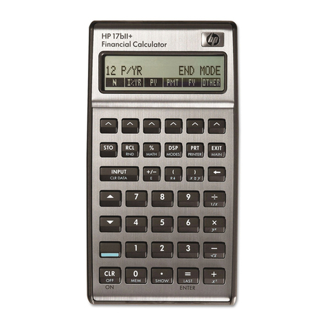 HP 17BIIPLUS User manual