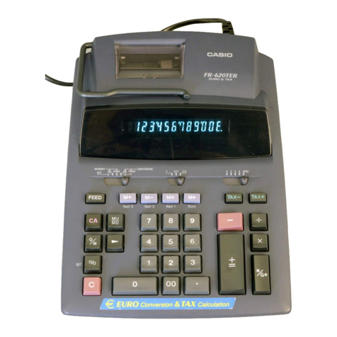 Casio DR-210HD User manual
