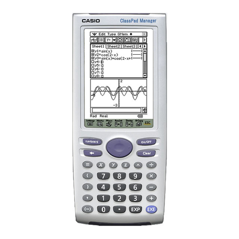 Casio CLASSPad300 - ClassPad 300 Touch-Screen Graphing Scientific... User manual Casio CLASSPad300 - ClassPad 300 Touch-Screen Graphing Scientific... User manual