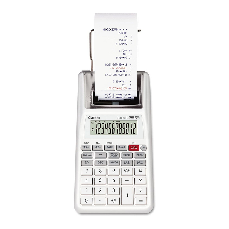 Canon P1-DHV G User manual