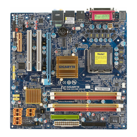 Gigabyte GA-G33M-DS2R user manual