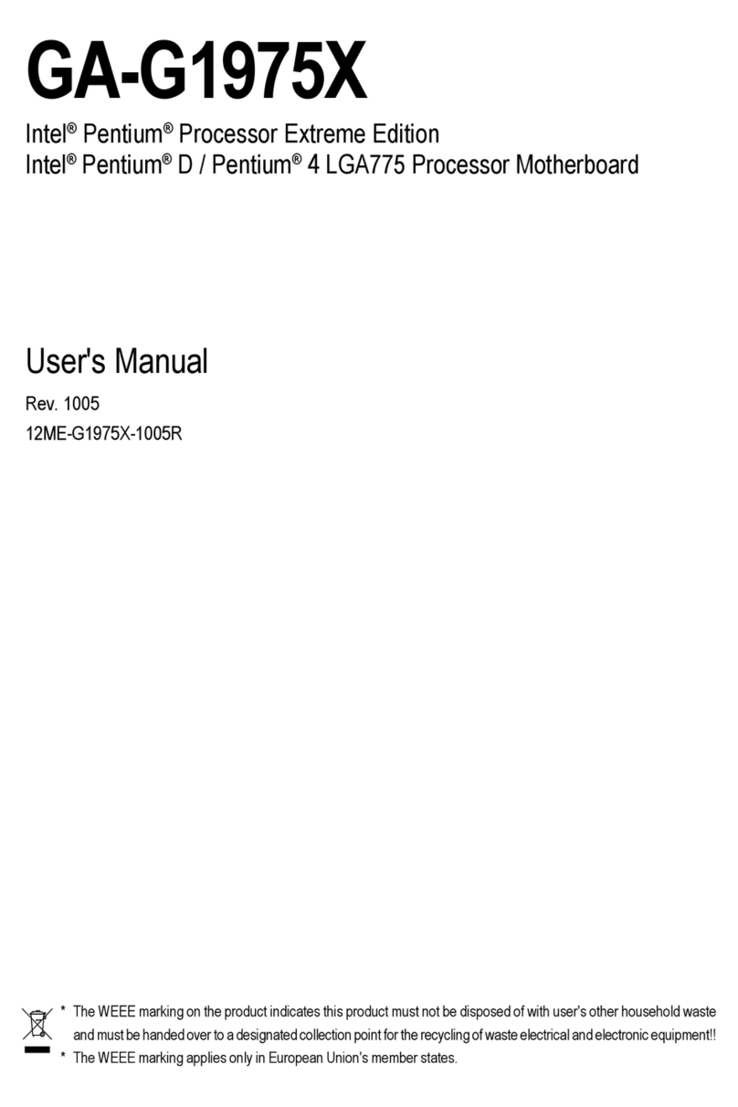 Gigabyte GA-G1975X User manual