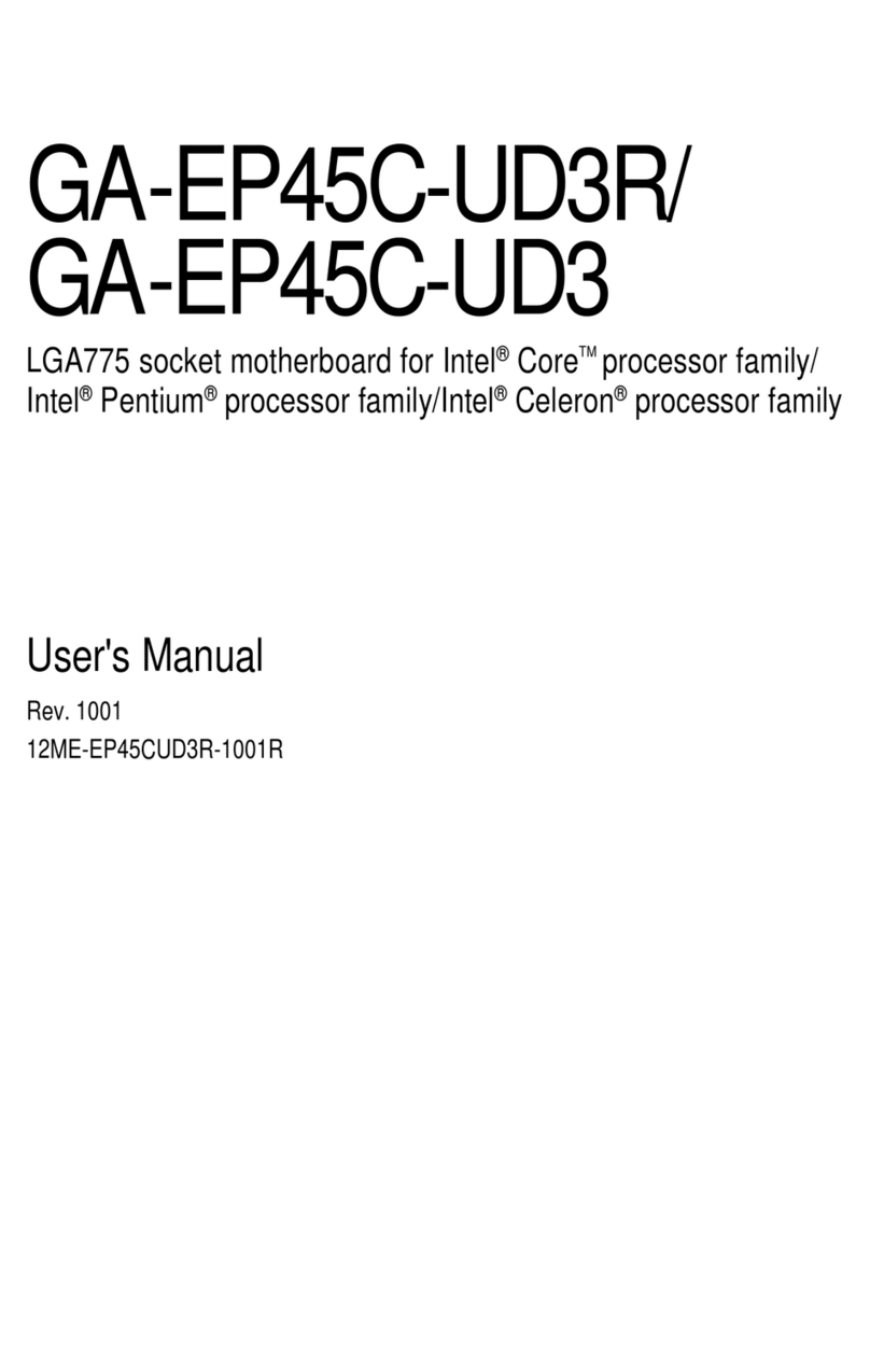 Gigabyte GA-EP45C-UD3 user manual