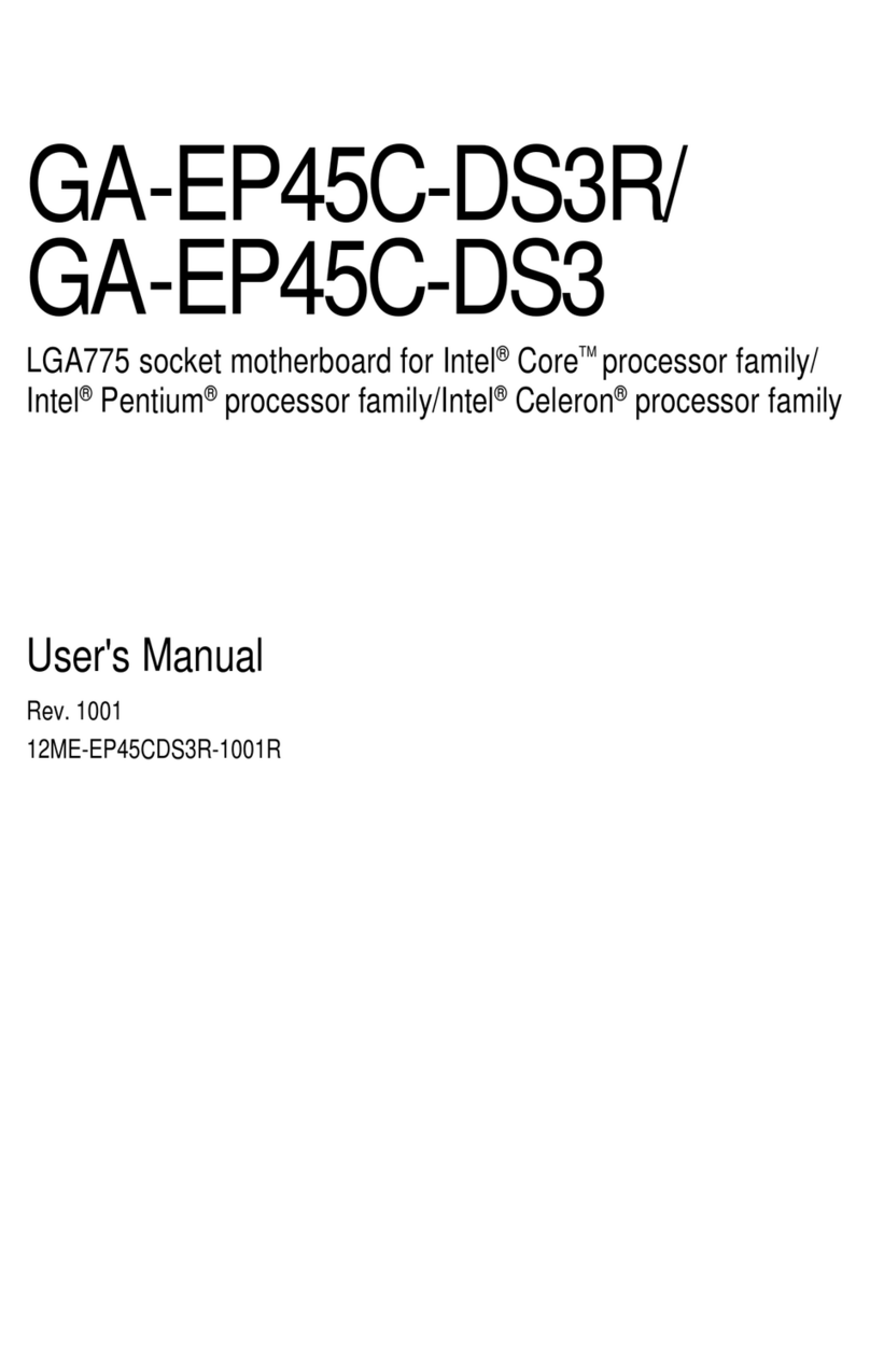 Gigabyte GA-EP45C-DS3 user manual