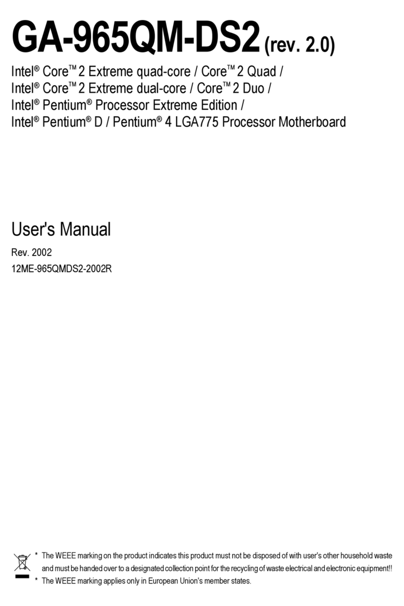 Gigabyte GA-965QM-DS2 User manual