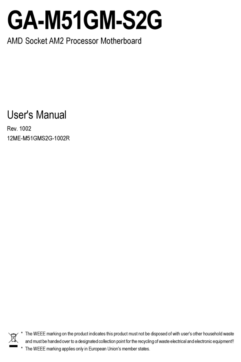 Gigabyte GA-M51GM-S2G user manual