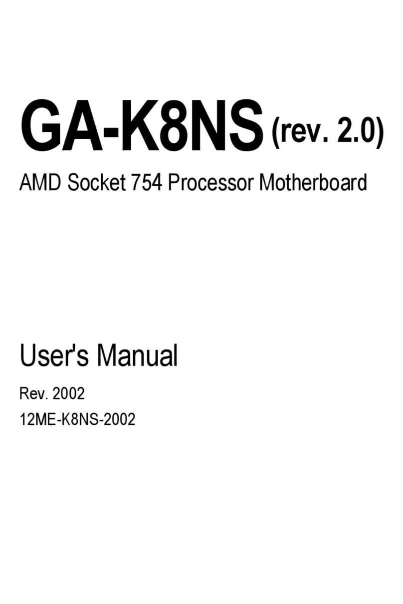 Gigabyte GA-K8NS Pro User manual