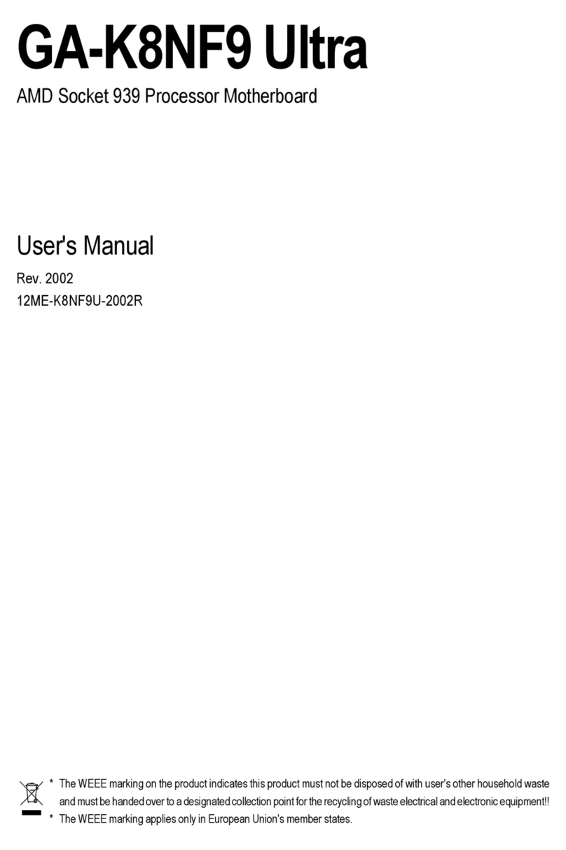 Gigabyte GA-K8NF-9 User manual Gigabyte GA-K8NF-9 User manual