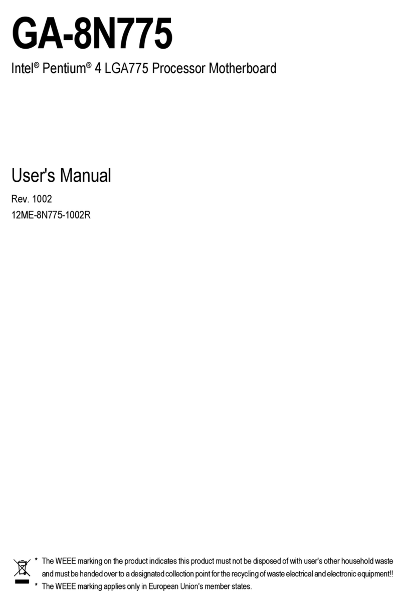 Gigabyte GA-8N775 User manual