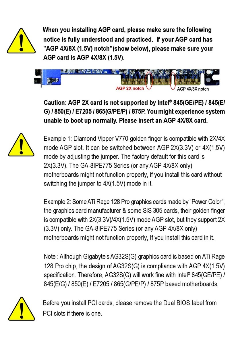 Gigabyte GA-8IPE775 Series user manual