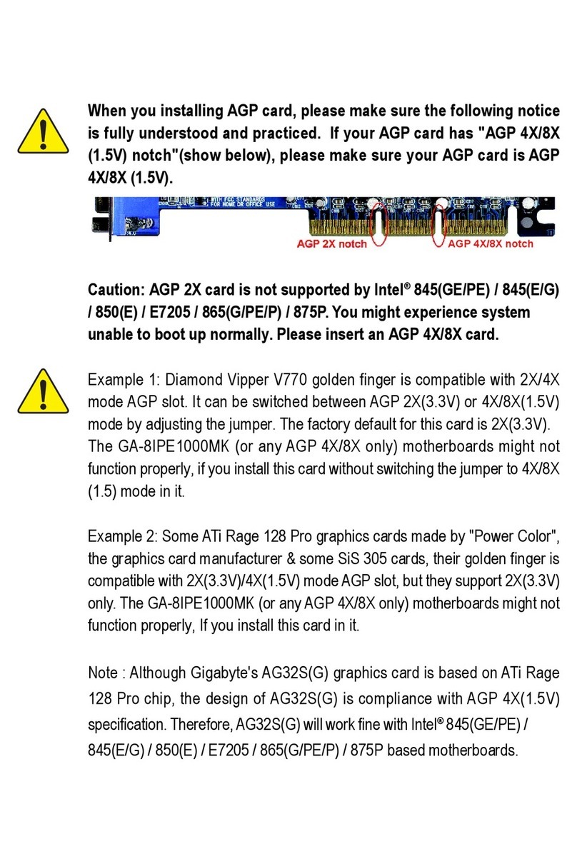 Gigabyte GA-8IPE1000MK User manual