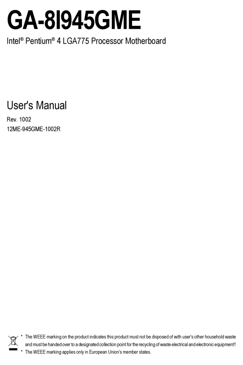 Gigabyte GA-8I945GME user manual