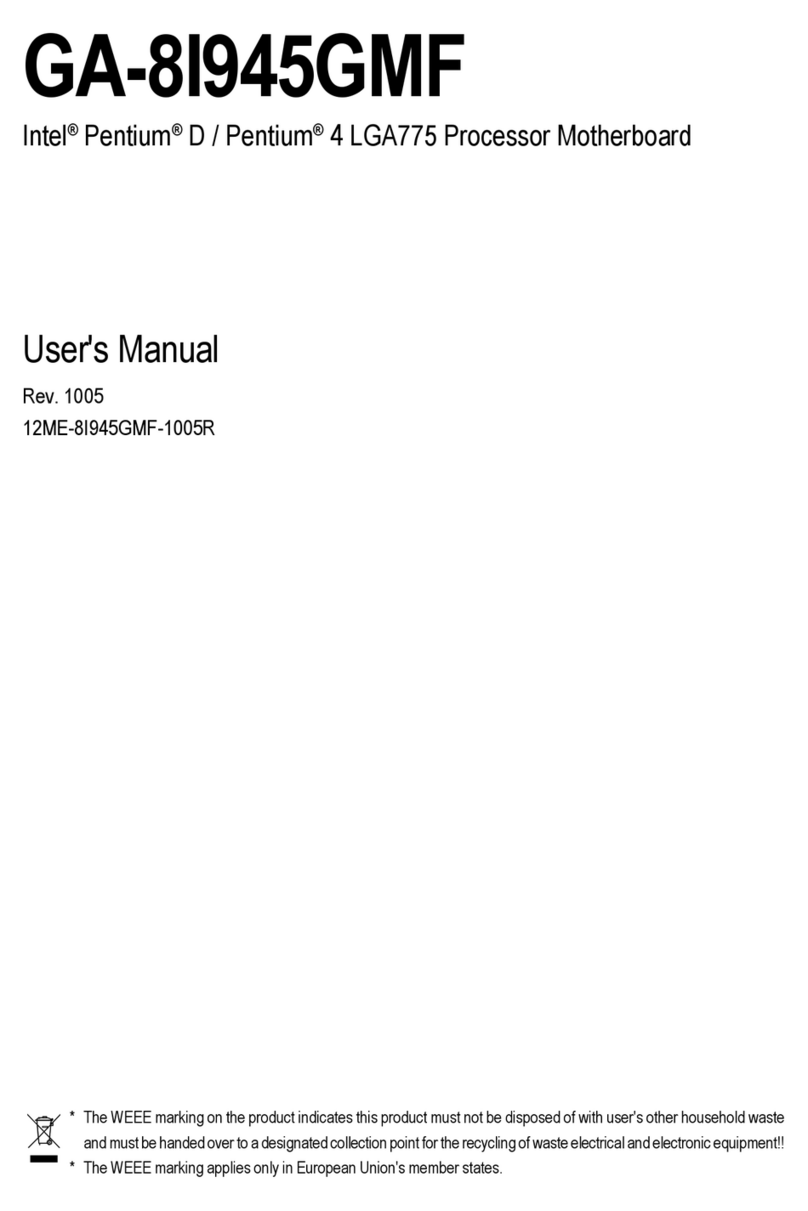 Gigabyte GA-8I945GMF user manual