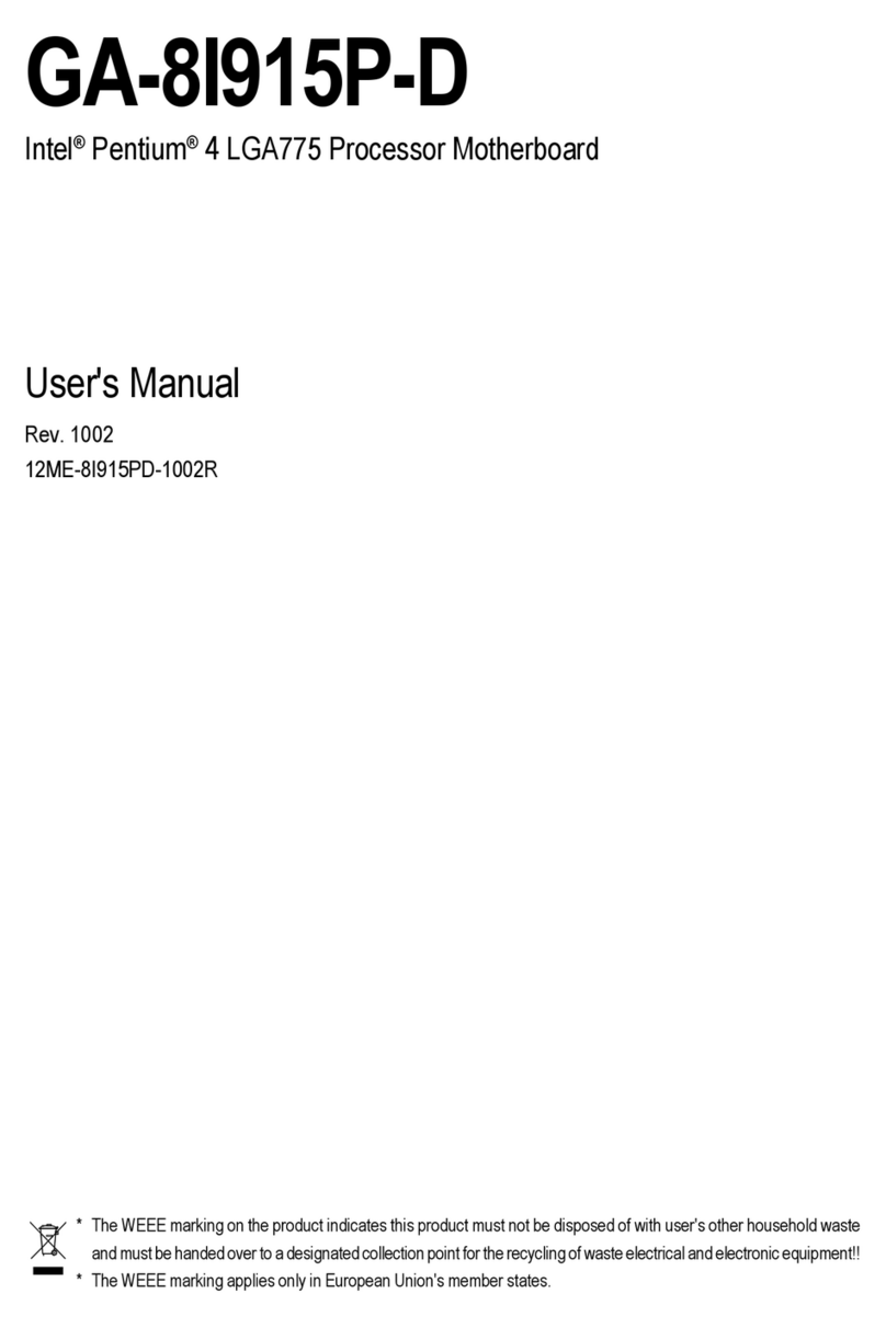 Gigabyte GA-8I915P-D user manual