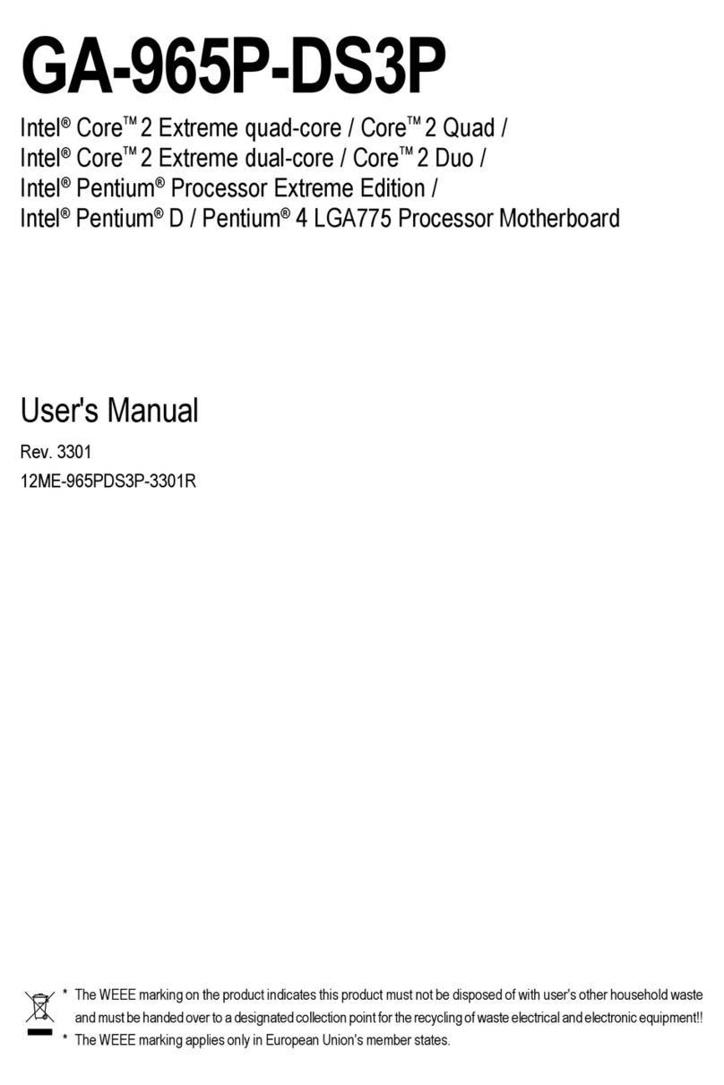 Gigabyte GA-965P-DS3P user manual