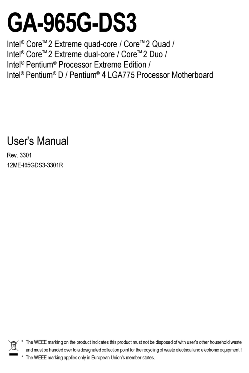 Gigabyte GA-965G-DS3 user manual