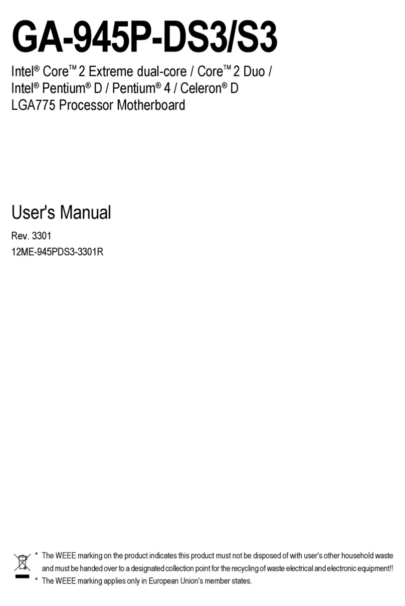 Gigabyte GA-945P-DS3 User manual