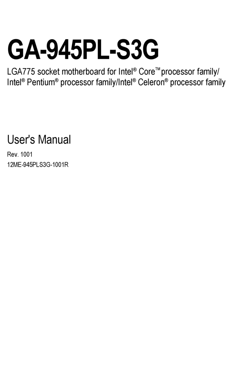 Gigabyte GA-945PL-S3G User manual