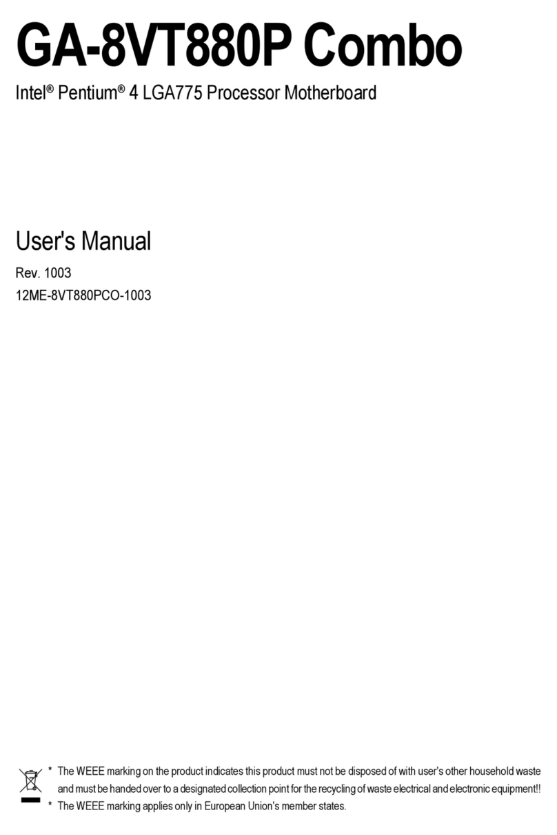 Gigabyte GA-8VT880P Combo user manual