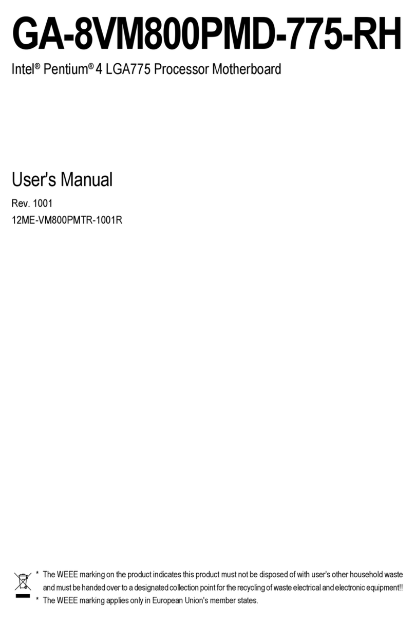 Gigabyte GA-8VM800PMD-775-RH user manual