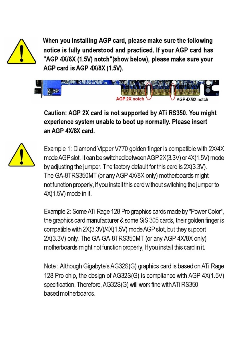 Gigabyte GA-8TRS350MT user manual