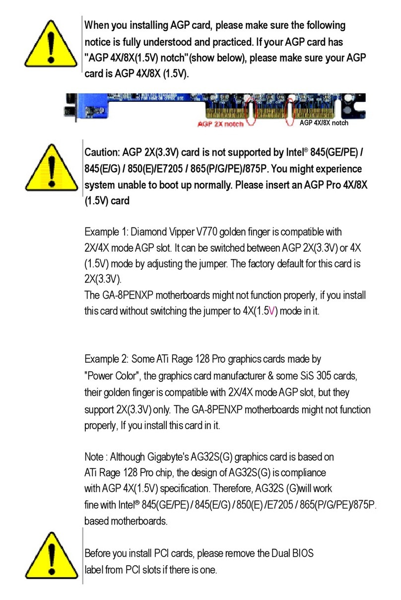 Gigabyte GA-8PENXP user manual