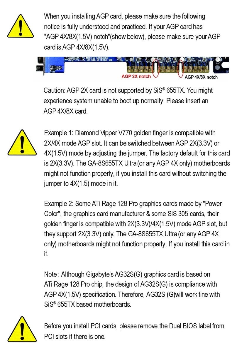Gigabyte GA-8S655TX Ultra user guide