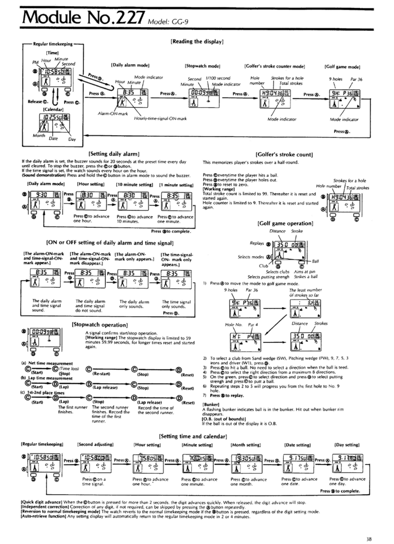 Casio QX-227 user guide