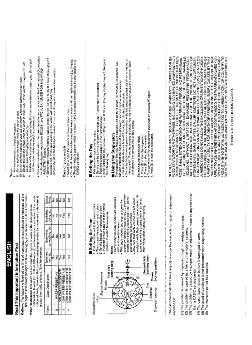 Casio QX-2328 User manual