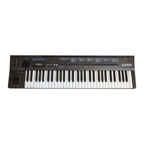 Casio HZ-600 Operation manual