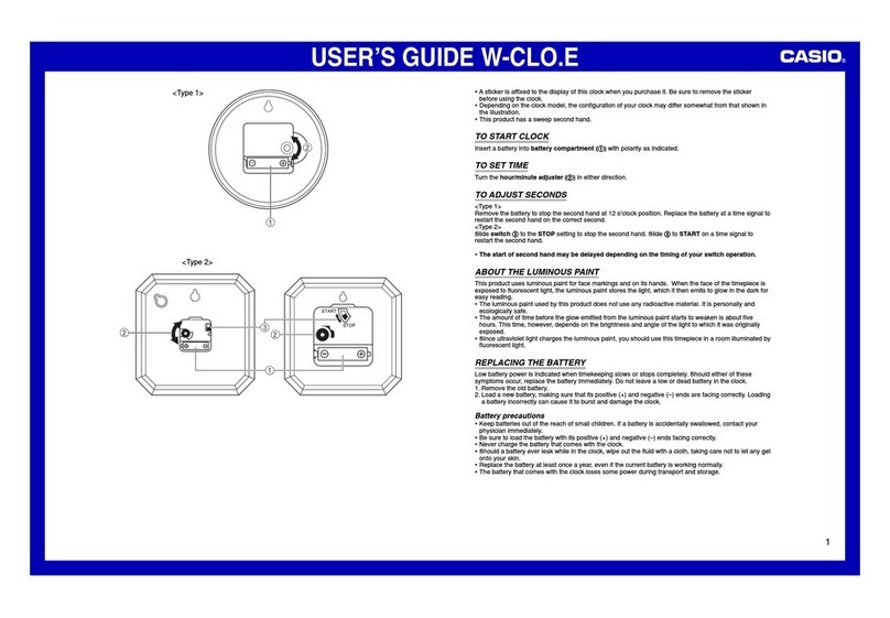 Casio IQ-55 User manual