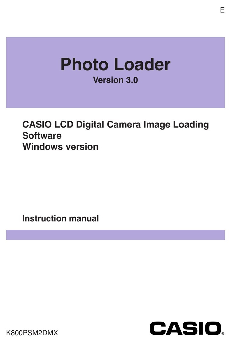 Casio PHOTO LOADER - VER.3.0 FOR WINDOWS User manual Casio PHOTO LOADER - VER.3.0 FOR WINDOWS User manual